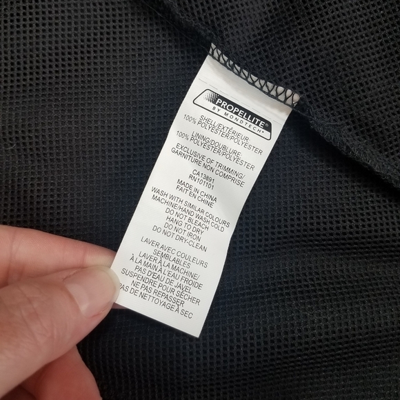 Running Room Windbreaker Jacket pink and black Size Large - Picture 7 of 8